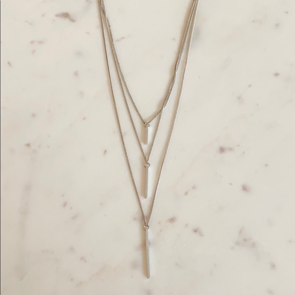 Silver necklace